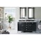 James Martin Vanities Brittany 60in Double Vanity, Black Onyx w/ 3 CM Eternal Jasmine Pearl Quartz Top 650-V60D-BKO-3EJP - alternate 5